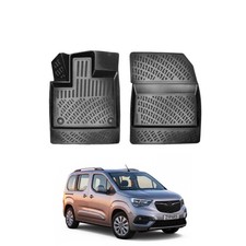 Floor Mats Liner For Opel Combo E 2019-2026 Tpe All Weather Floor Mats Liner For Opel Combo E 2019-2026 Tpe All Weather