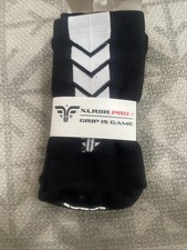 Forthefootballer.pro Small Grip Socks Black  White Size 3-6