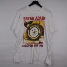 Bryan Adams So Far So Good European Tour Shirt Distressed Vintage 1994 T-Shirt M
