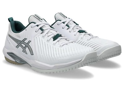 Asics Tennis Shoes PRESTIGE NEO OC WIDE White/Pure Silver 1043A029
