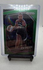 2025 Panini Prizm WNBA - A'ja Wilson #76 Green Prizm