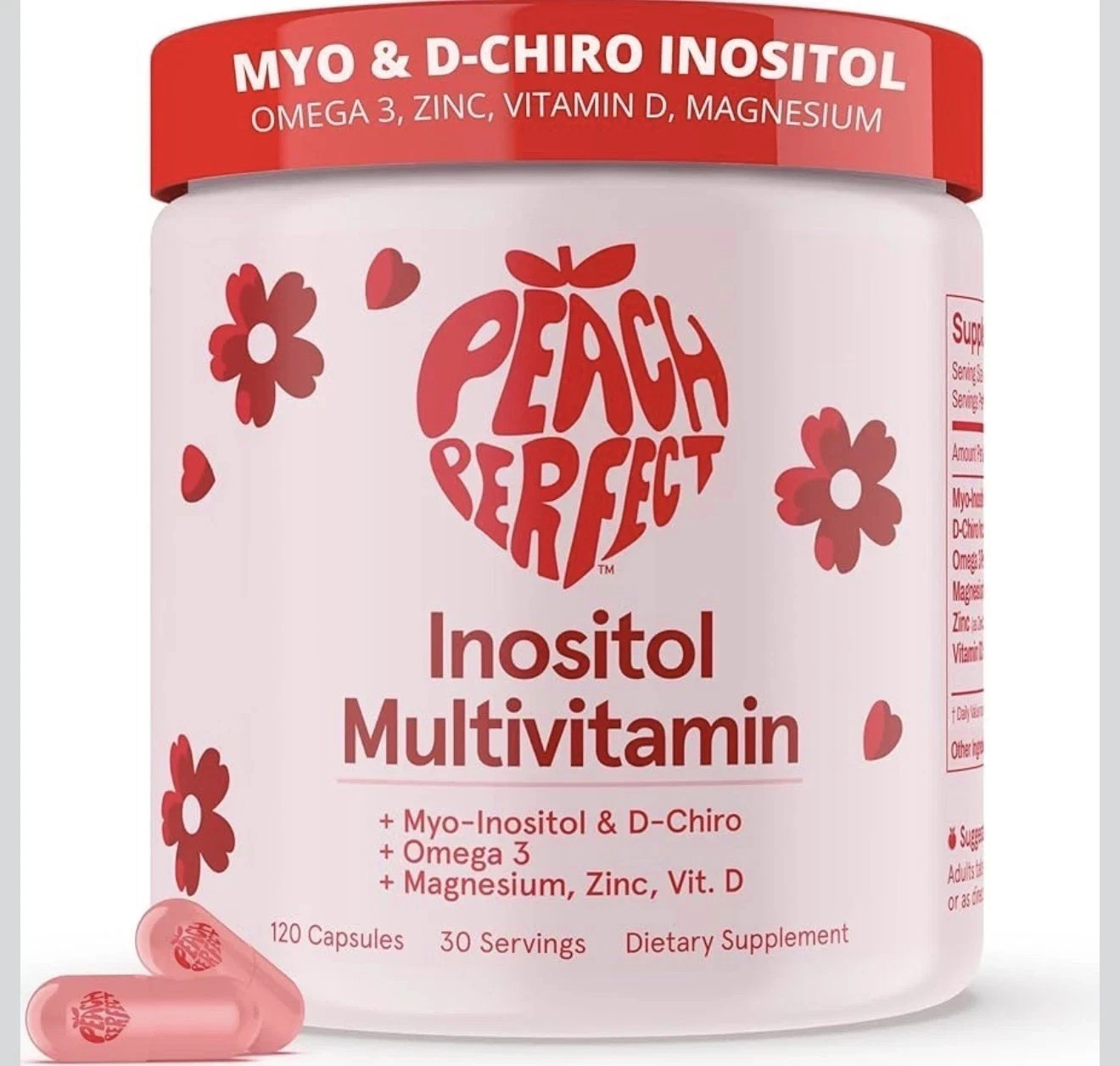 Peach Perfect Inositol Multivitamin