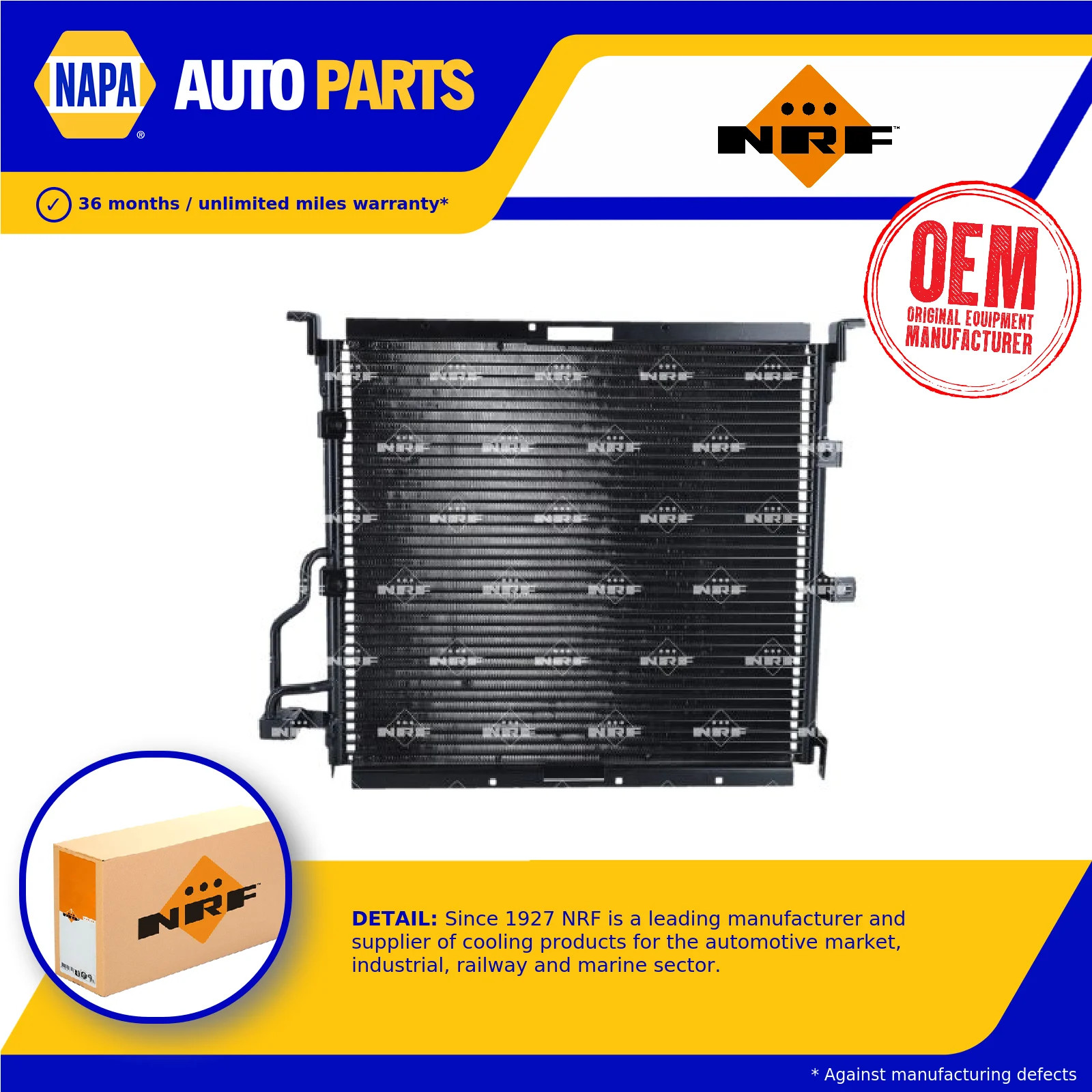 Air Con Condenser fits BMW Z3 E36 1.8 95 to 98 AC Conditioning NRF 64538367946