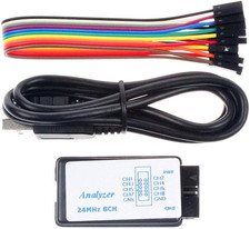 USB Logic Analyzer 24Mhz 8 Channel Debug Tool for Arduino ARM FPGA