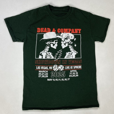 Dead & Company Las Vegas 2025 Live At Sphere Graphic T-shirt Women Small Music