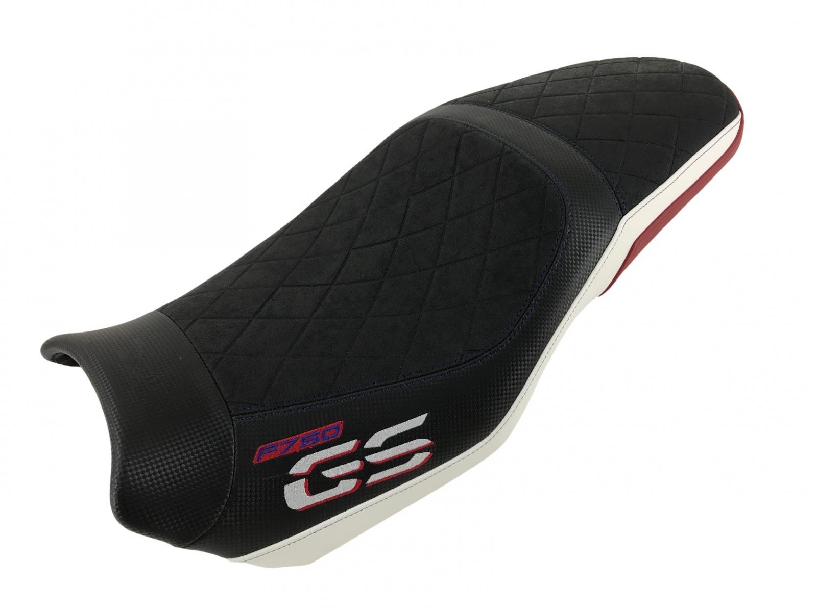 Selle BMW F750GS Top Sellerie France de confort grand tourisme en gel noir 2018-2020