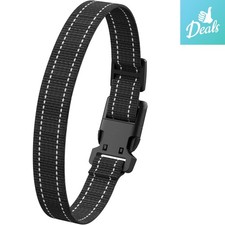 Durable Black Nylon Replacement Strap for RS2 Shock Collar - Pet Safety