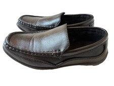 Deer Stags Zesty Boys Comfort Loafer Slip On Black Stitching Size 1M