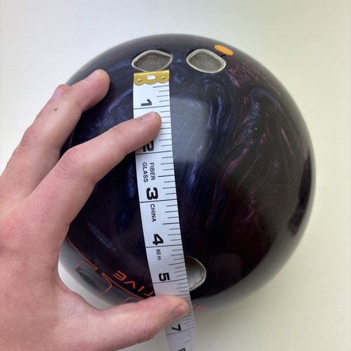 Brunswick Monster Frenzy Bowling Ball - 16lb - Blue / Red - Pearl Reactive - Bild 7 von 13