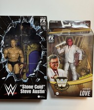 WWE King of the Ring Elite Stone Cold Steve Austin & Brother Love 2 Pack