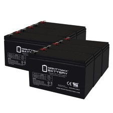 Mighty Max 12V 7Ah F2 Battery Compatible with CyberPower RB1270B - 6 Pack