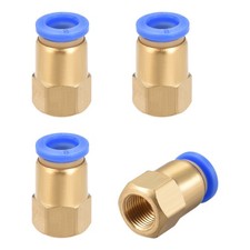 4pcs Push to Connect Tube Quick Fitting Adapter 8mm OD x G1/8" Female New
