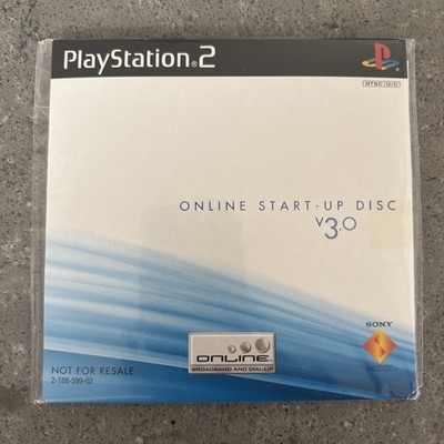 PlayStation 2 Online Start-Up Disc v3.0 Network Adapter (PS2) COMPLETE w/ Manual