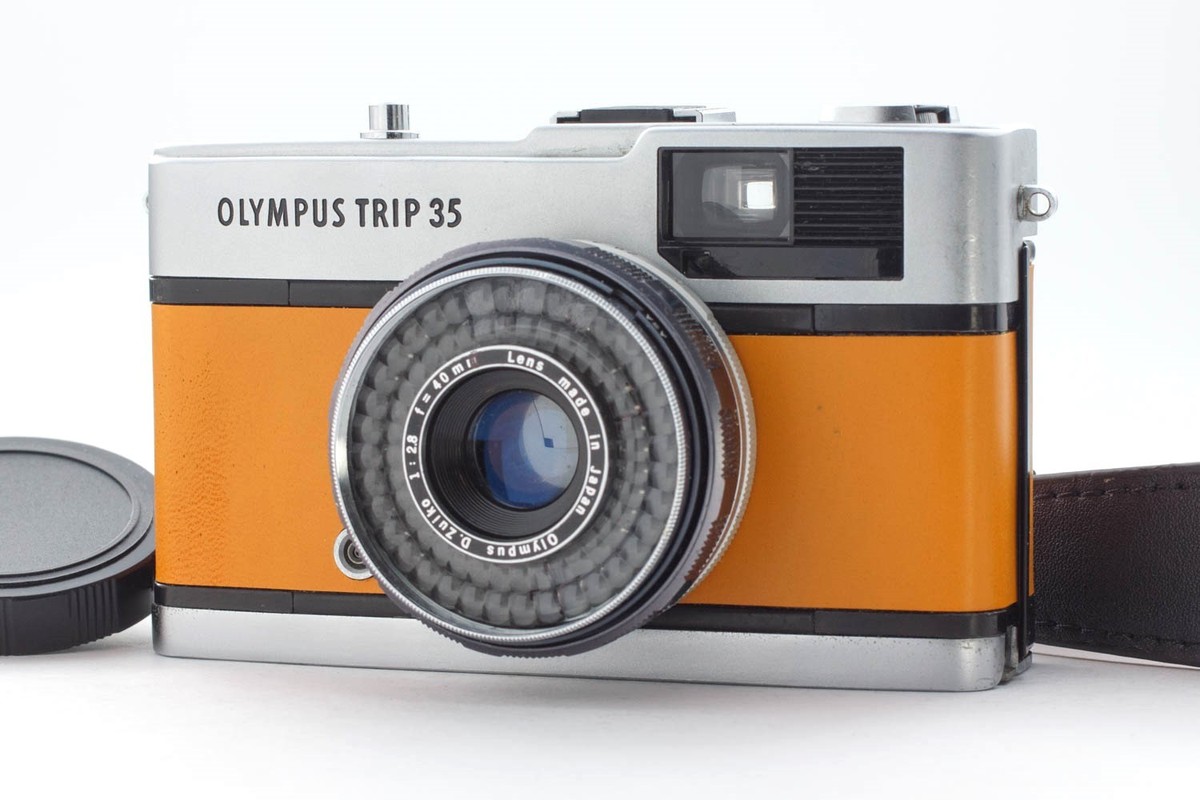 [#206] オリンパス OLYMPUS TRIP 35 Olympus Trip 35 Point & Shoot Film Camera Black with