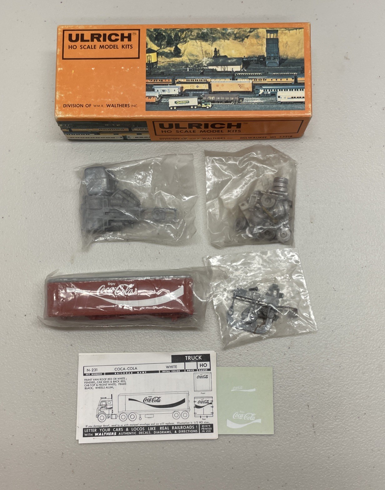 Kit Ulrich Ulrich 931-576 HO 1:87 Coca Cola Van 3 Axle Mack Kit | eBay