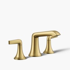 Kohler Tempered Widespread Bathroom Faucet K-22020-4MB Brushed Moderne Brass New