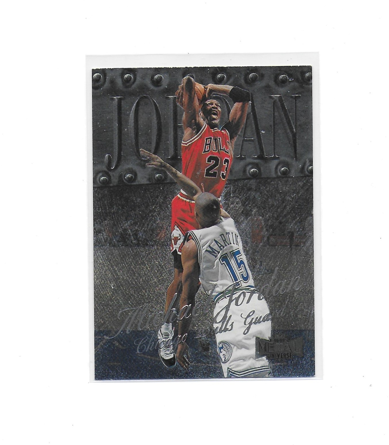 1998-99 SkyBox Metal Universe Michael Jordan #1 Chicago Bulls NM