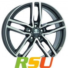 Alutec Ikenu graphit frontpoliert 6.5x16" ET38 LK5 100 ML 57.1 Alufelgen 16 Zoll