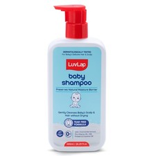LuvLap Milky Soft Baby Shampoo Tear Free Formula No Paraben Dermatologica 600ml