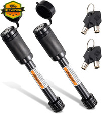 2 Pack Trailer Hitch Lock Pin 5/8 Inch 4 Inch Extra Long Keyed Alike Class III