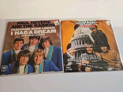 Paul Revere & The Raiders - Lot of 2 Albums Too Much Talk, I Had A Dream