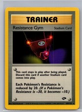 Resistance Gym 109/132 Rare Gym Challenge Pokemon Unlimited LP Keiji Kinebuchi