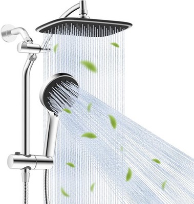 Original Modified HIGH FLOW SHOWER HEAD * 14 GPM Soft High Pressure * Acrylonitr