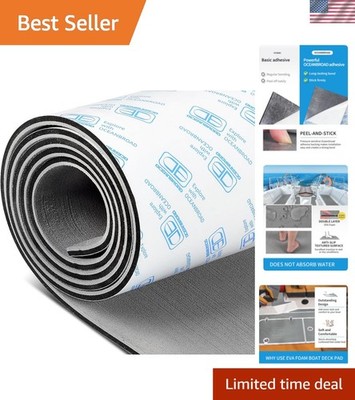 Brushed Boat Flooring 96''x16''/23.5''/38''/47'' Self-Adhesive EVA Foam Sheet...