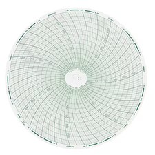 Dickson C603 Chart, 6 In, Range 0 To 300, 7 Day, Pk60
