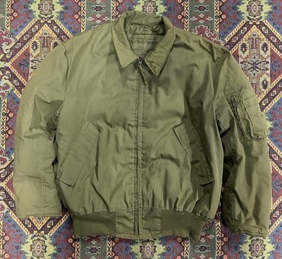 Vintage 80's US Military Tanker Jacket Cold Weather High Temp