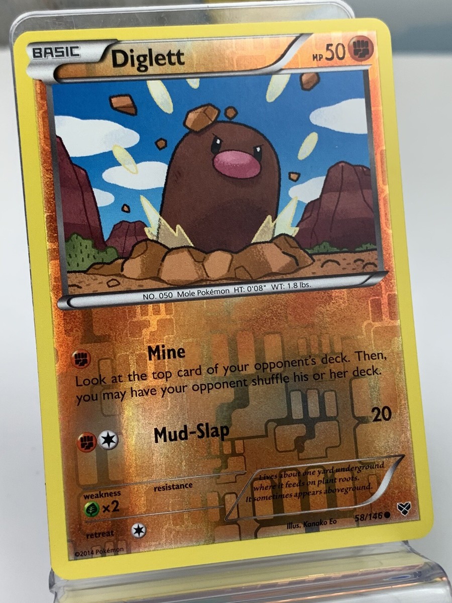 Buy Diglett 58/146 XY Reverse Holo online | eBay