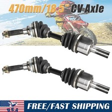 1 Pair Of 4WD Rear Drive Shaft 470mm 18.5" CV Axle Kit For DIY ATV Quad Go Kart