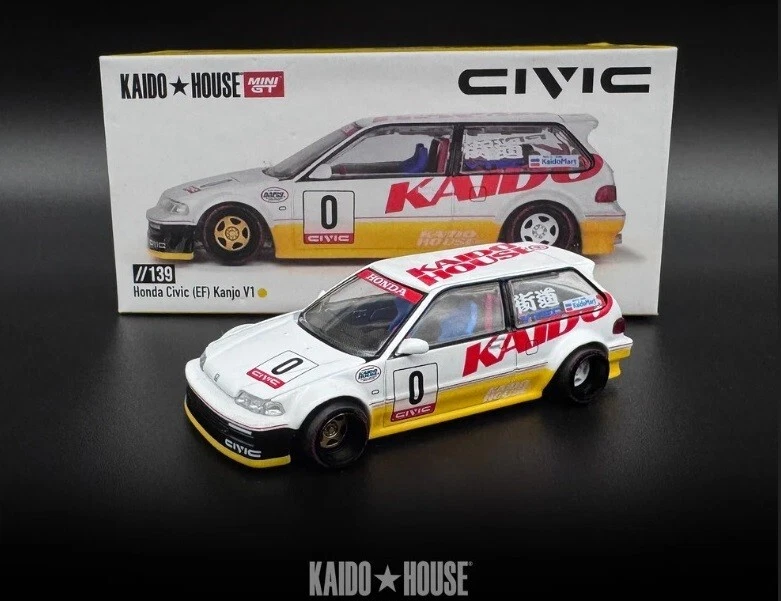 MINI GT KAIDO HOUSE MINI GT KAIDO*HOUSE Honda Civic EF Kanjo V1