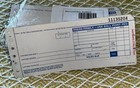 Open Packing New Tops Credit Card Sales Receipt Carbonless 3-Part Qty 150 Slips
