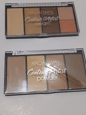 2x Broadway colors Contour Artist Cream BCK02 Medium Dark & BPK01 Light/Medium 