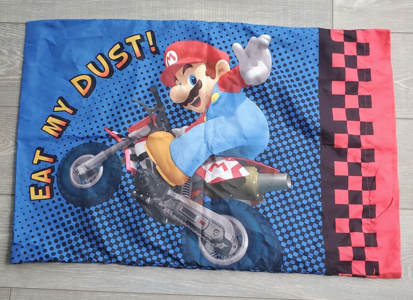 mario brothers pillow case