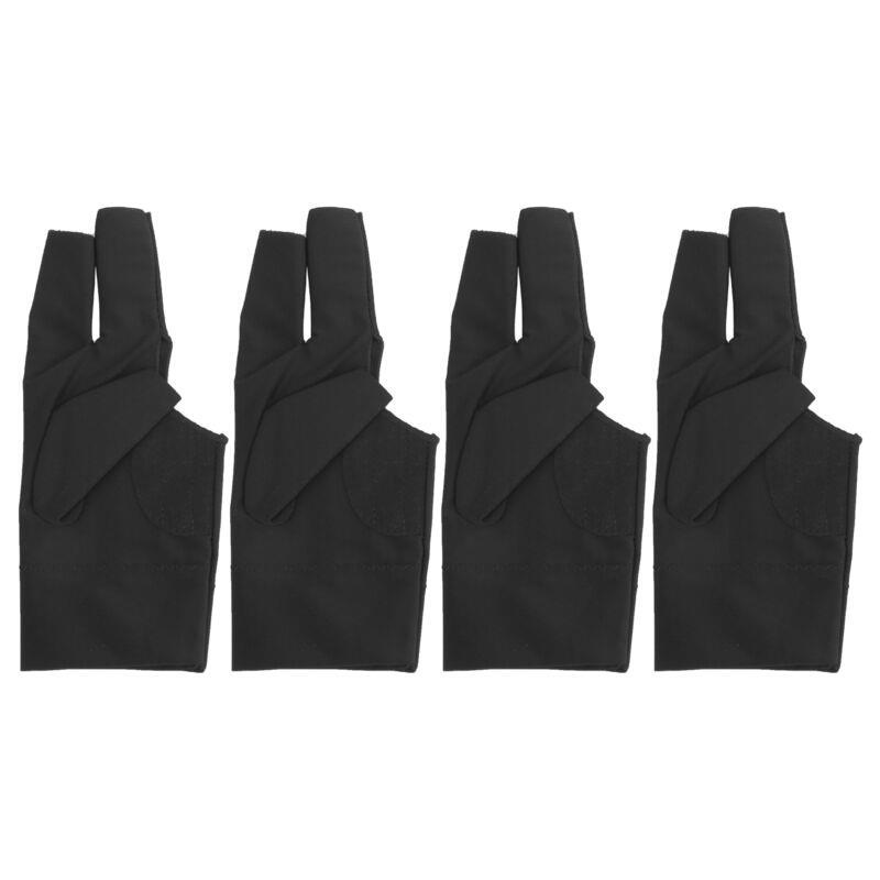4pc Snooker Billiard Gloves Pool 3 Finger Open Left Right Hand eBay