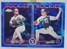Evan Justice Anthony Molina 2024 Topps Chrome Sapphire RC Rookie USCS270 Rockies