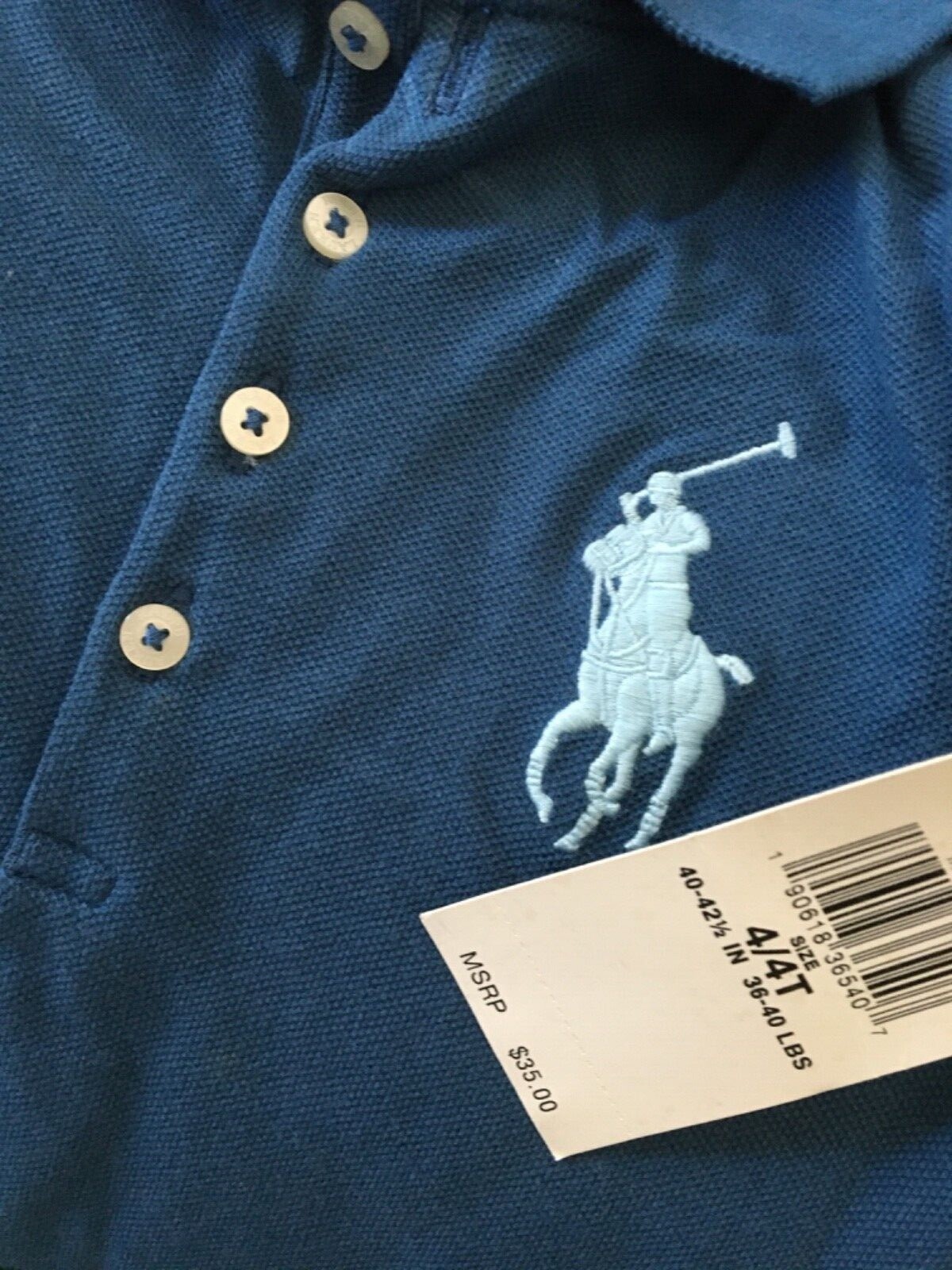 Polo Ralph Lauren T shirt top ragazza grande pony 4 4T