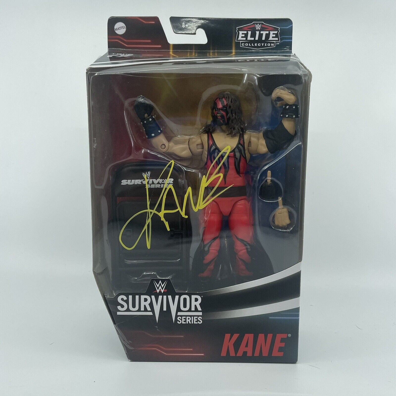 WWE WWF Kane Signed Atlanta Mall Autographed Elite Limited time trial price Action COA Figure JSA Auth