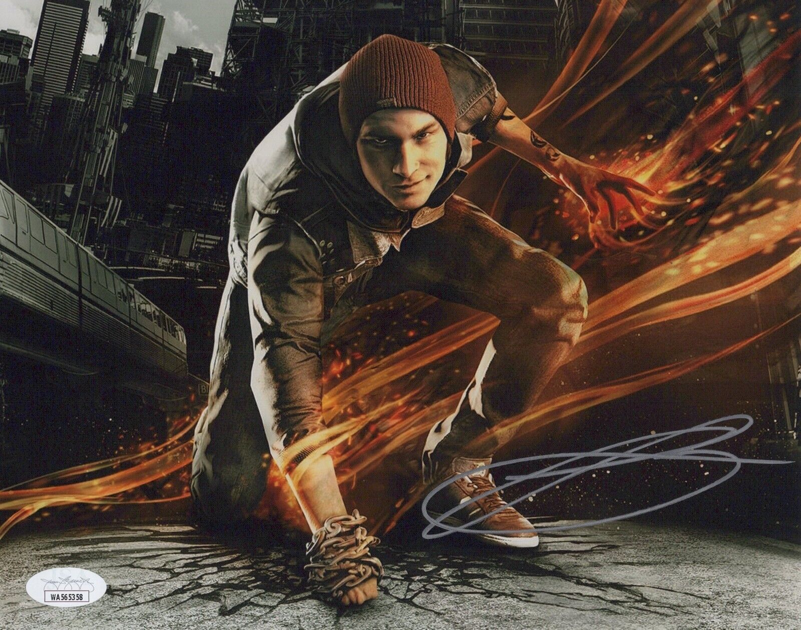 Troy Baker Signed 8x10 Death Stranding Higgs Authentic Autograph Photo JSA  COA