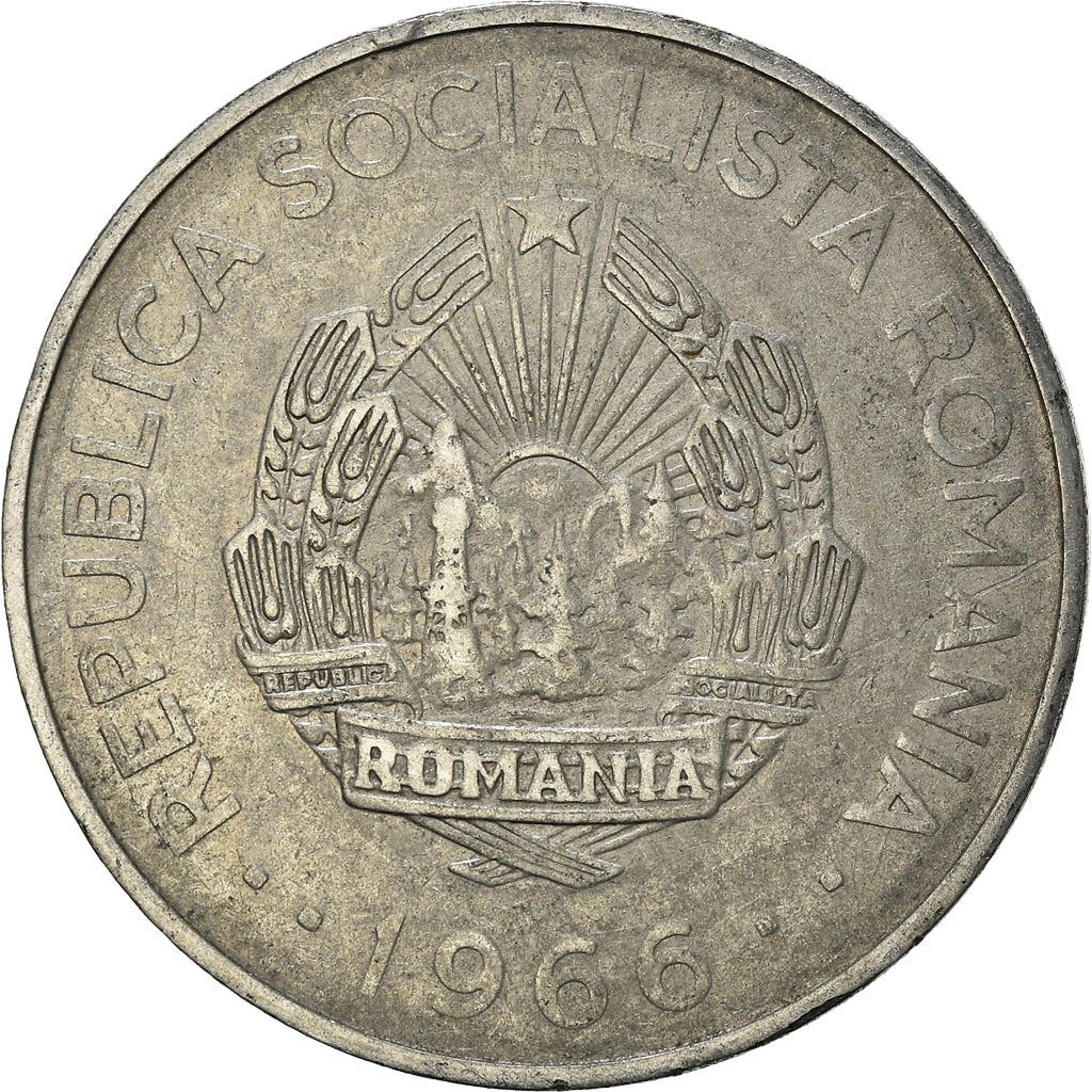 ROMANIA 3 LEI 1966 XF+