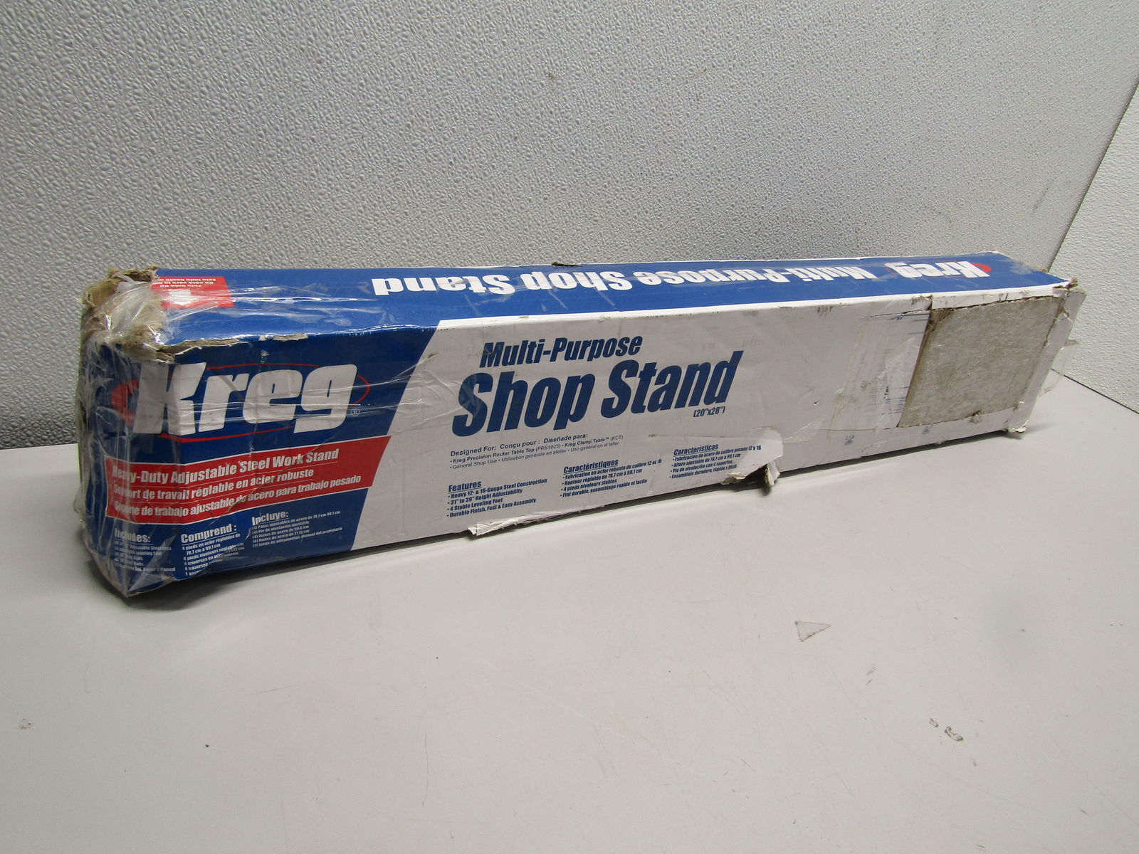 Kreg KRS1035 MultiPurpose Adjustable Steel Shop Stand W/ Leveling Feet