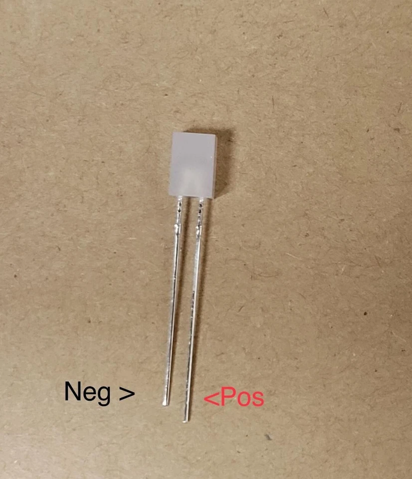 25 PC Bright Pink 12V Ice Cube LED 5mm works in Instrument Cluster Automotive - Изображение 2 из 2