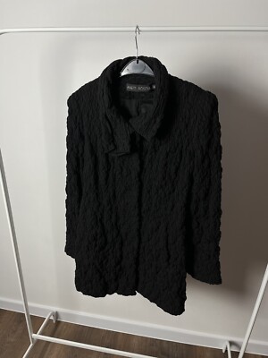 Anett Rostel Avant Garde Wool Knit Coat Jacket