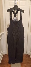 RefrigiWear Mens Lrg Warm Insulated Softshell High Bib Overalls Cold Protection