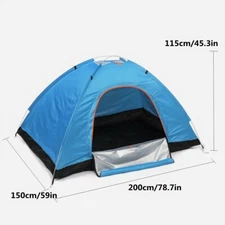 Camping Tent, 2-3 Persons Lightweight Tent, Waterproof Windproof Used