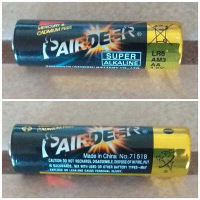 AA batteries 200 count.