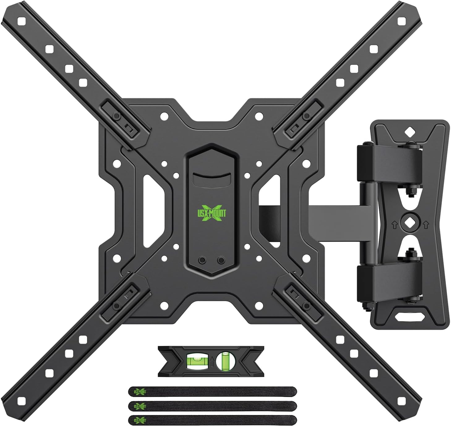 USX MOUNT Full Motion TV Mount, Swivel Articulating Tilt TV Wall Mount for 26-5-image