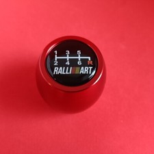 Red Weighted 6s Jdm Shift Gear Knob For Lancer Evo Eclipse Mirage Ralliart Asx S